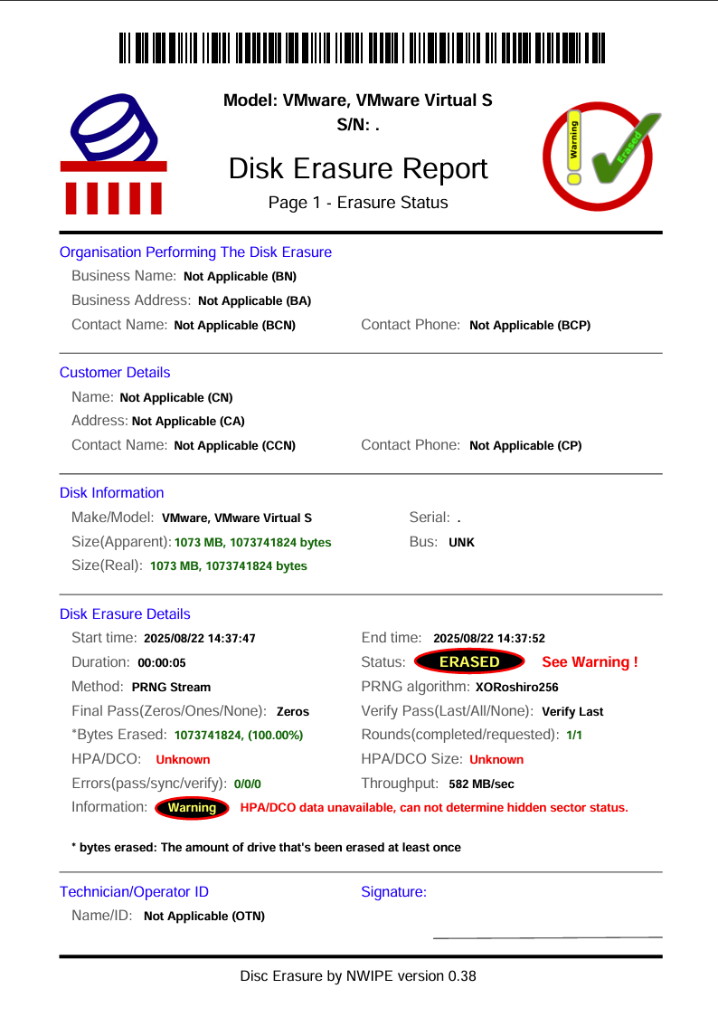 PDF Report