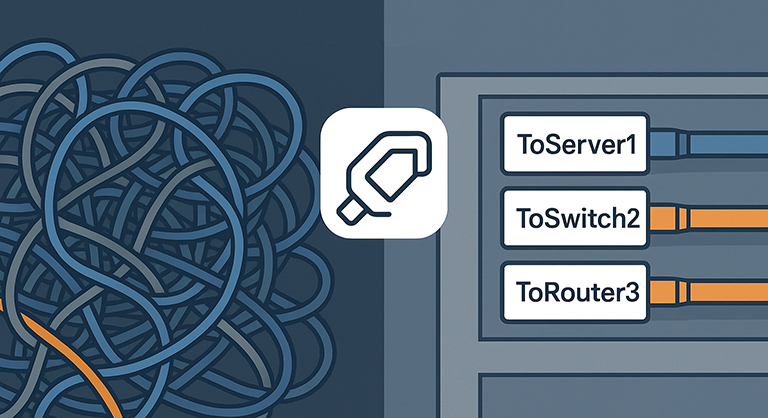 Goodbye to Cable Chaos: I Built a Cable-Label Formatting Tool