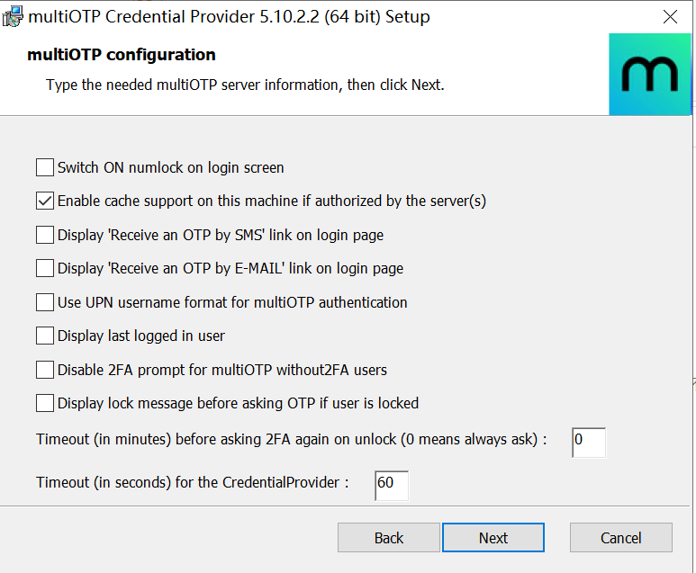 Continue installation